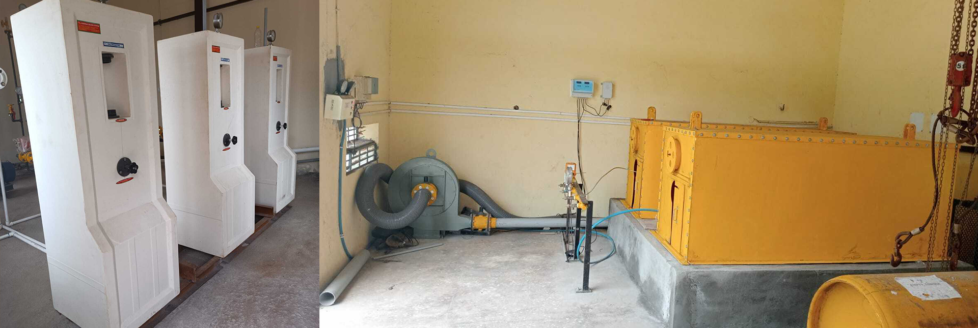 FLOOR MOUNTED CHLORINATOR